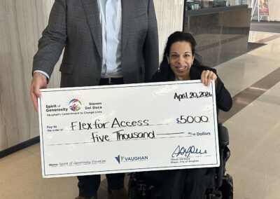 5th Annual “Redefine, Re-imagine, Reignite” Fundraiser — Jess Silver, with the Mayor of Vaughan